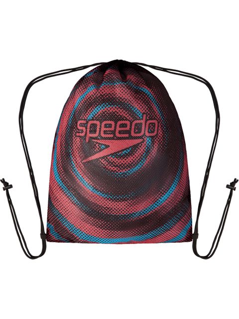 Speedo Equipment Mesh Bag - Black/Blue/Red