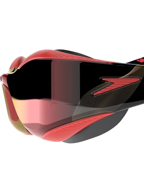 Speedo Fastskin Hyper Elite Goggles - Mirror Red/Smoke/Crimson