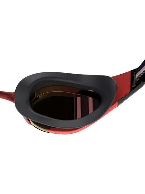 Speedo Fastskin Hyper Elite Goggles - Mirror Red/Smoke/Crimson