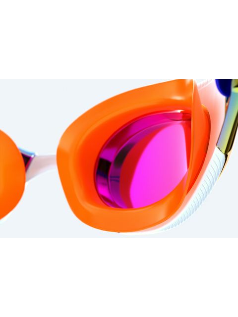 Speedo Fastskin Hyper Elite Goggles - Rose Gold Mirror/Blue Flame/Dragon Fire