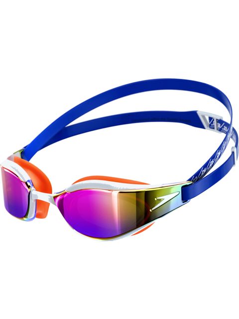 Speedo Fastskin Hyper Elite Goggles - Rose Gold Mirror/Blue Flame/Dragon Fire