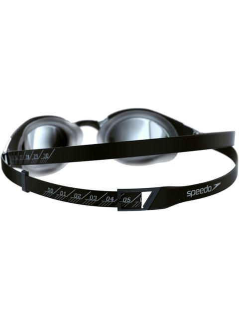 Speedo Fastskin Hyper Elite Goggles - Chrome Mirror/Black/Oxide Grey