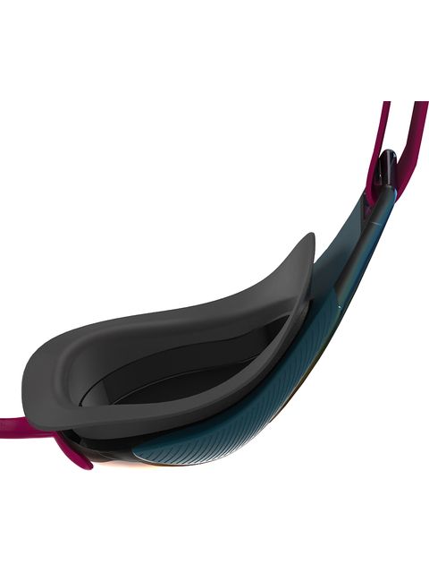 Speedo Fastskin Hyper Elite Goggles - Fire Gold Mirror/Magenta/Nordic Teal/Radiant Yellow