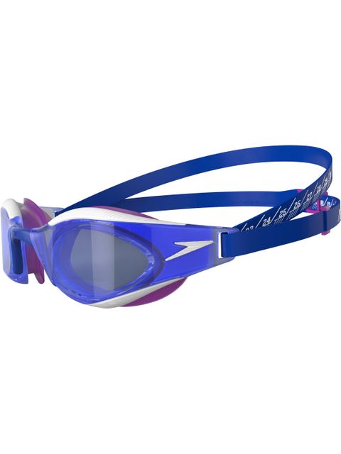 Speedo Fastskin Hyper Elite Goggles - Blue Flame Mirror/Diva/White