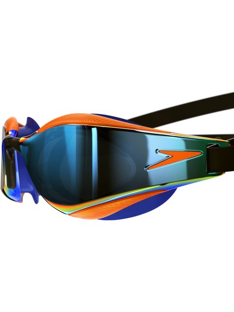 Speedo Junior Fastskin Hyper Elite Goggles - Ocean Chrome/Black/Blue