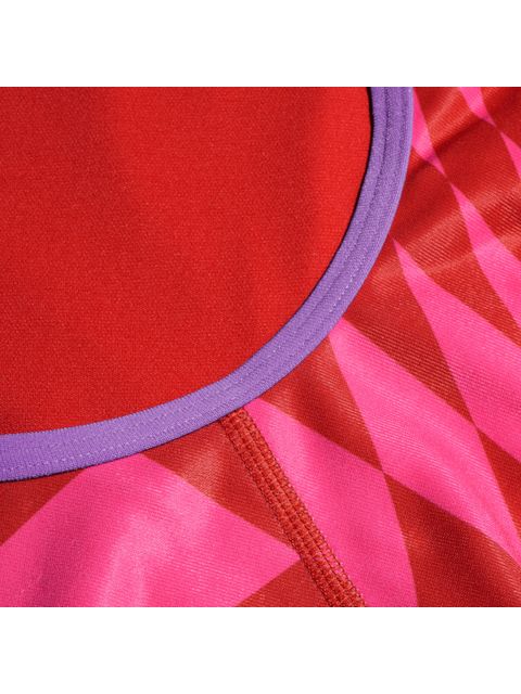 Speedo V-Back One Piece - Watermelon/Pink/Mandarin