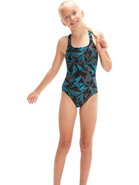 Speedo Medalist One Piece - Bolt/Dove Grey