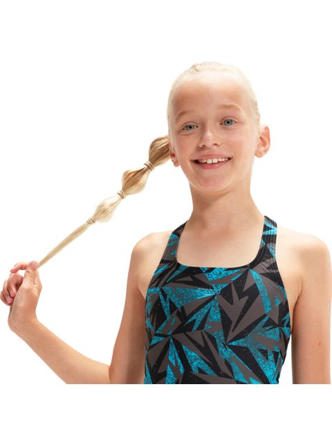 Speedo Medalist One Piece - Bolt/Dove Grey