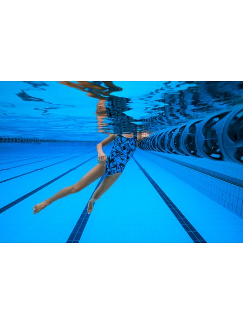 Speedo Medalist One Piece - Hyperboom Blue Flame