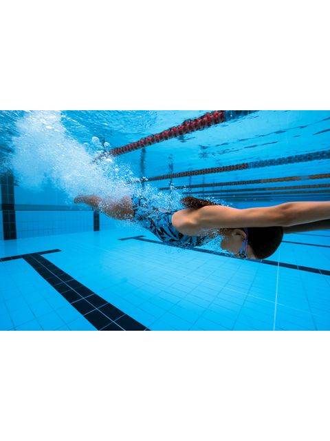 Speedo Medalist One Piece - Hyperboom Blue Flame