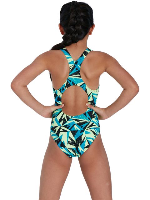 Speedo Allover Medalist One Piece - Hyperboom Pool/Zest