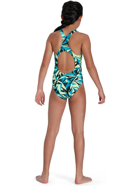 Speedo Allover Medalist One Piece - Hyperboom Pool/Zest