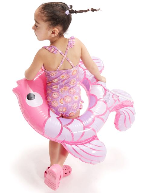 Speedo Thinstrap One Piece - Violet/Fuchsia/Apricot