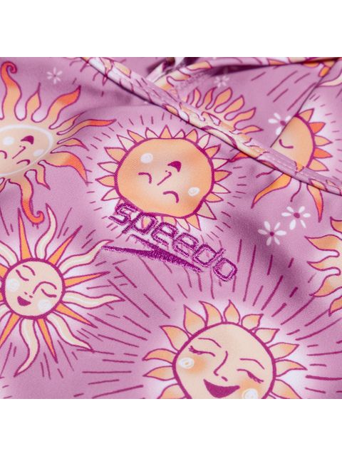 Speedo Thinstrap One Piece - Violet/Fuchsia/Apricot