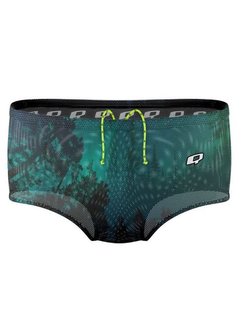 Q Swimwear Northern Lights Drag Shorts Back