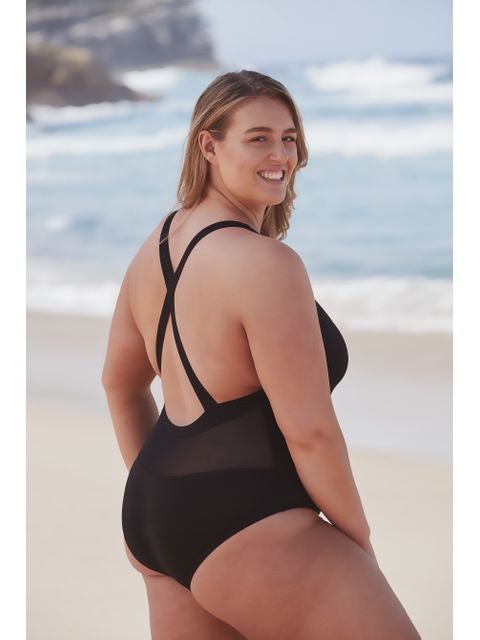 Speedo Power One Piece - Black
