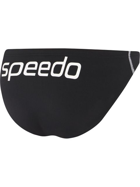 Speedo Endurance+ Basic Bikini Bottoms - Black/White