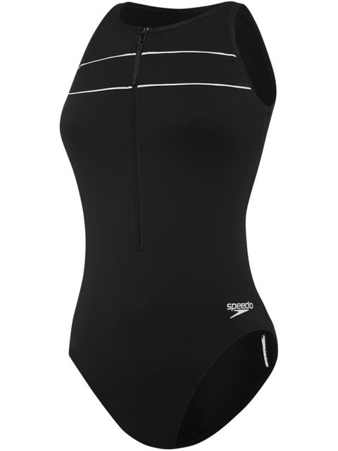 Speedo Spirit Turbo One Piece - Black/White