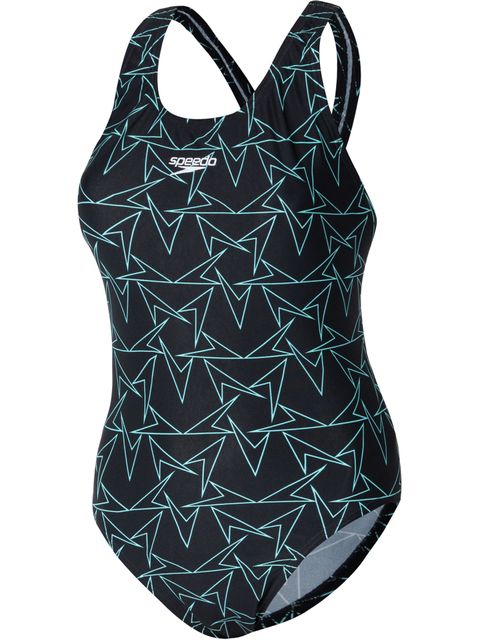 Speedo Boomstar Pullback One Piece - Black/Dream