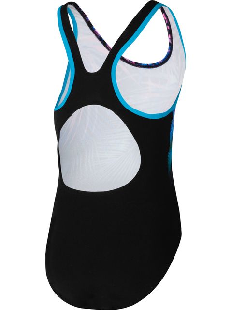 Speedo Powerstrike Muscleback One Piece - Palm Glow/Curl Curl