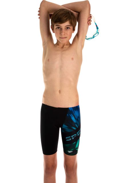 Speedo Incite Jammers - Black/Incite Blue/Green