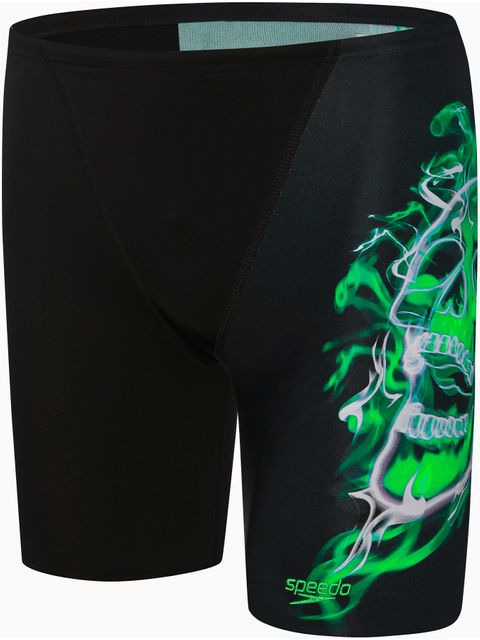 Speedo Smoulder Jammers - Black/Smoulder Green