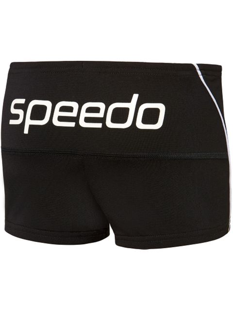 Speedo Endurance+ Logo Aquashort Toddler Boys - Black/White