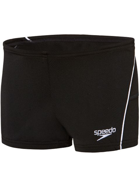 Speedo Endurance+ Logo Aquashort Toddler Boys - Black/White