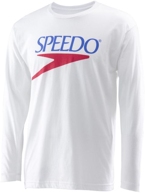 Speedo Vintage Long Sleeve T-Shirt - White