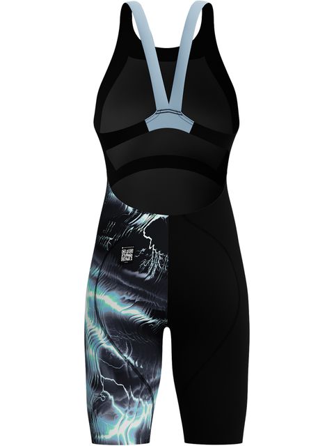 Speedo Fastskin LZR Ignite Kneeskin - Electro Static/Black