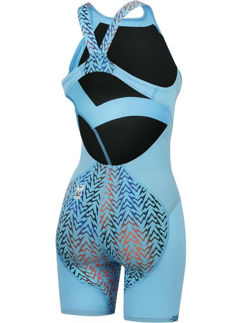 Speedo Fastskin LZR Ignite Openback Kneeskin - Blue/Red