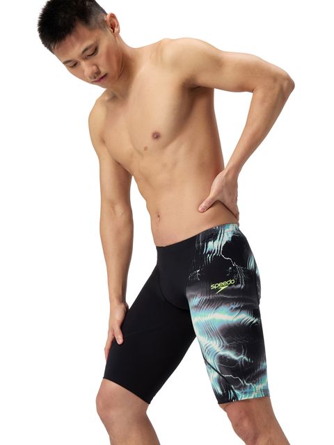 Speedo Fastskin LZR Ignite Jammers - Electro Static/Black