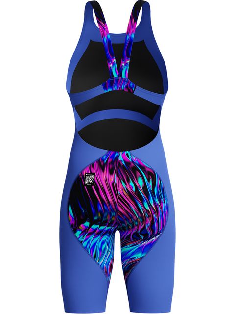 Speedo Fastskin Junior LZR Ignite Kneeskin - Dark Shine/Cobalt Print
