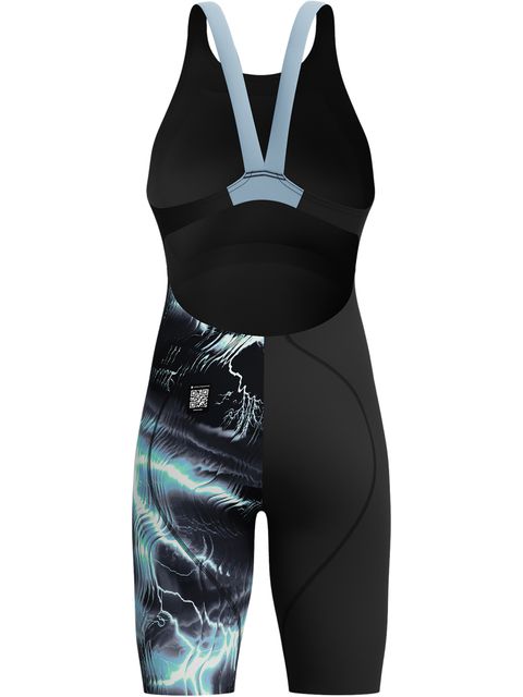 Speedo Fastskin Junior LZR Ignite Kneeskin - Electro Static/Black