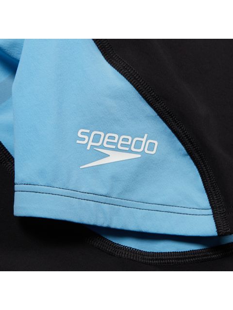Speedo Fastskin Junior LZR Ignite Openback Kneeskin - Black/Blue