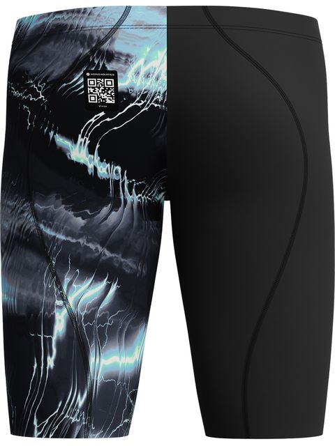 Speedo Fastskin Junior LZR Ignite Jammers - Electro Static/Black