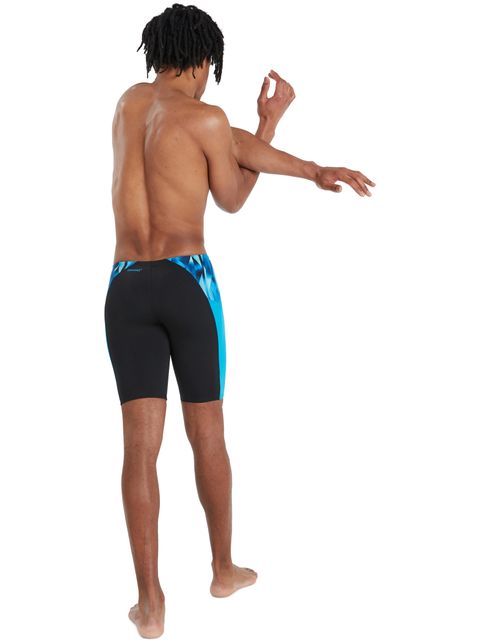Speedo Eco Endurance+ Splice Jammers - Black/Pool/Blue Flame