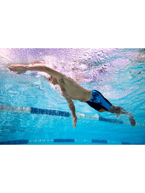 Speedo Eco Endurance+ Splice Jammers - Black/Pool/Blue Flame