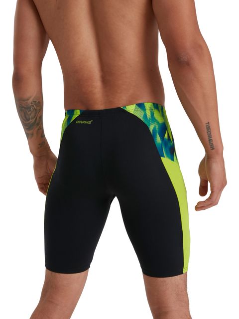 Speedo Eco Endurance+ Splice Jammers - Black/Atomic Lime/Nordic Teal