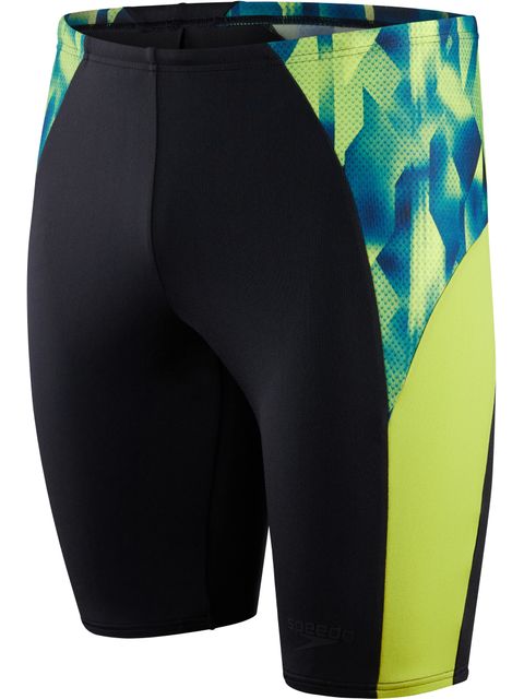 Speedo Eco Endurance+ Splice Jammers - Black/Atomic Lime/Nordic Teal
