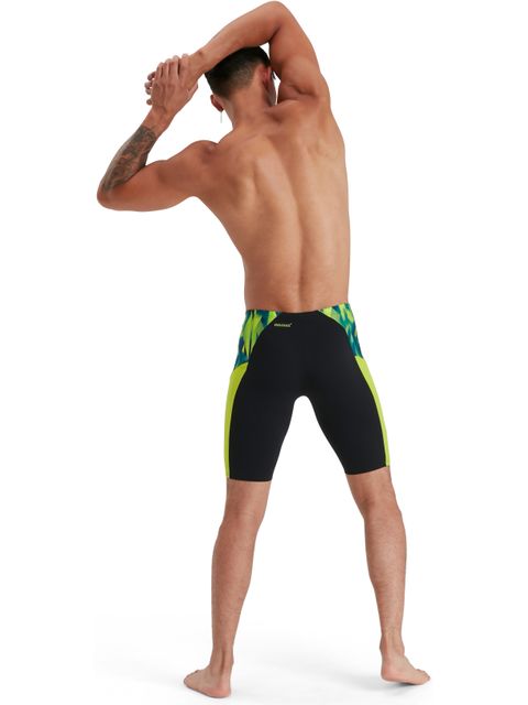 Speedo Eco Endurance+ Splice Jammers - Black/Atomic Lime/Nordic Teal
