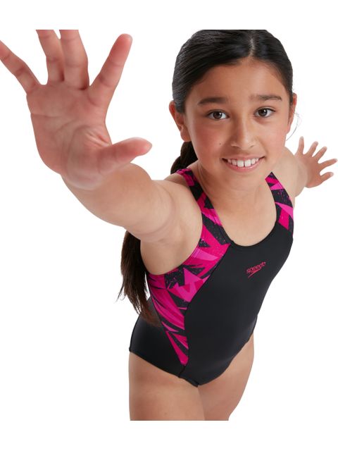 Speedo Muscleback One Piece - Hyperboom Splice Electric Pink/Ecstatic