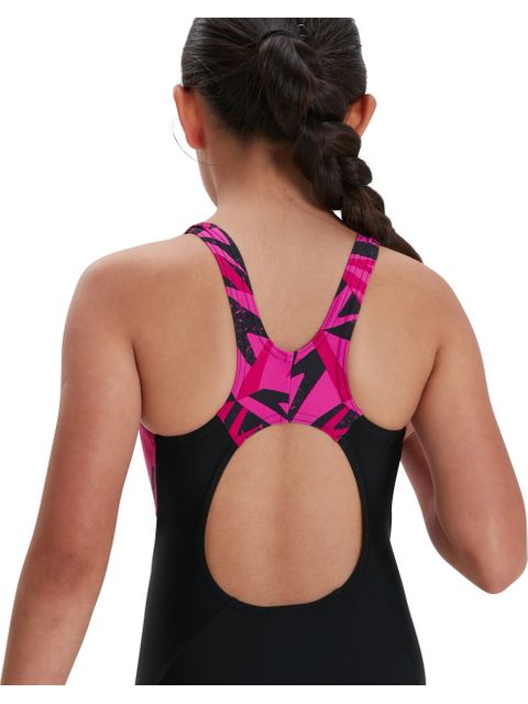 Speedo Muscleback One Piece - Hyperboom Splice Electric Pink/Ecstatic