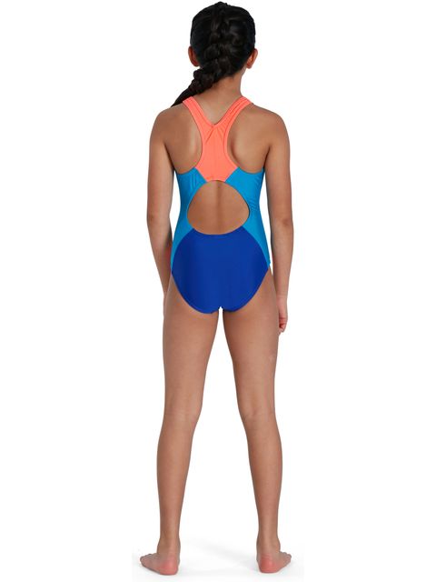 Speedo Colourblock Spiritback One Piece - Blue Flame/Siren