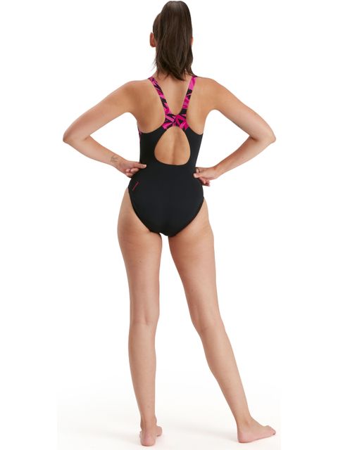 Speedo Splice Muscleback One Piece - Hyperboom