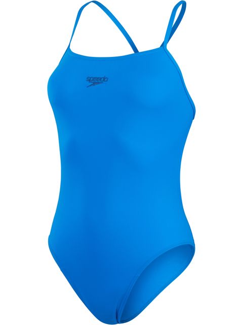 Speedo Eco Endurance+ Thin Strap One Piece - Bondi Blue