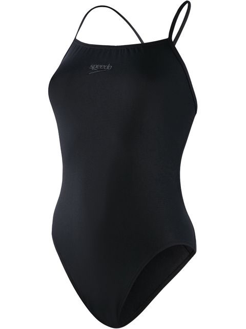 Speedo Eco Endurance+ Thin Strap One Piece - Black