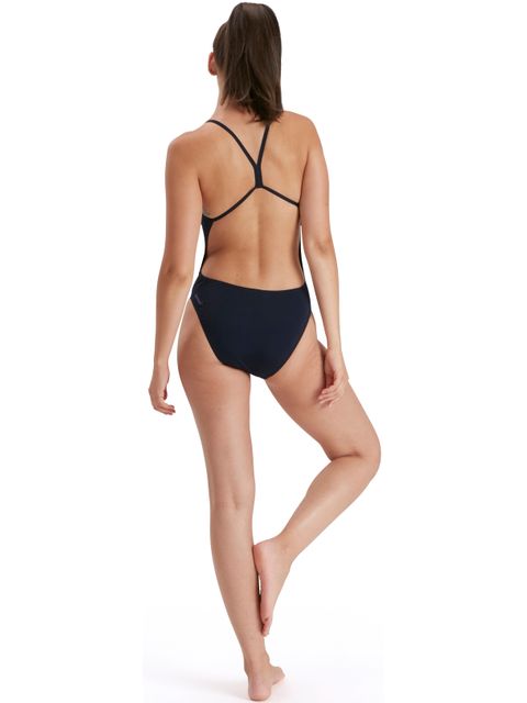 Speedo Eco Endurance+ Thin Strap One Piece - Navy