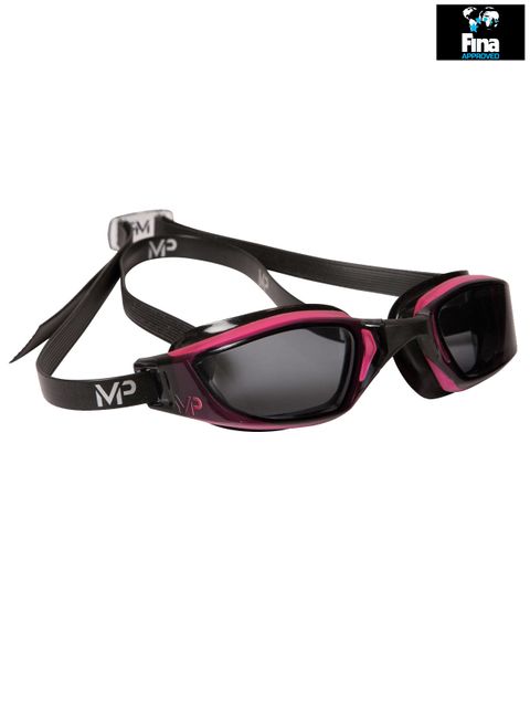 Michael Phelps XCEED Ladies Pink & Black Smoked Goggles 3