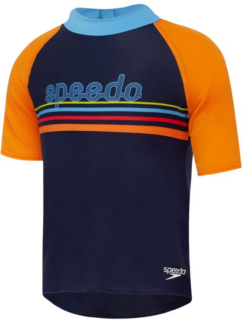 Speedo Short Sleeve Sun Top - Easy Stripe